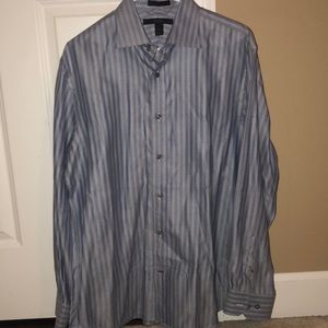 Men’s striped dress shirt